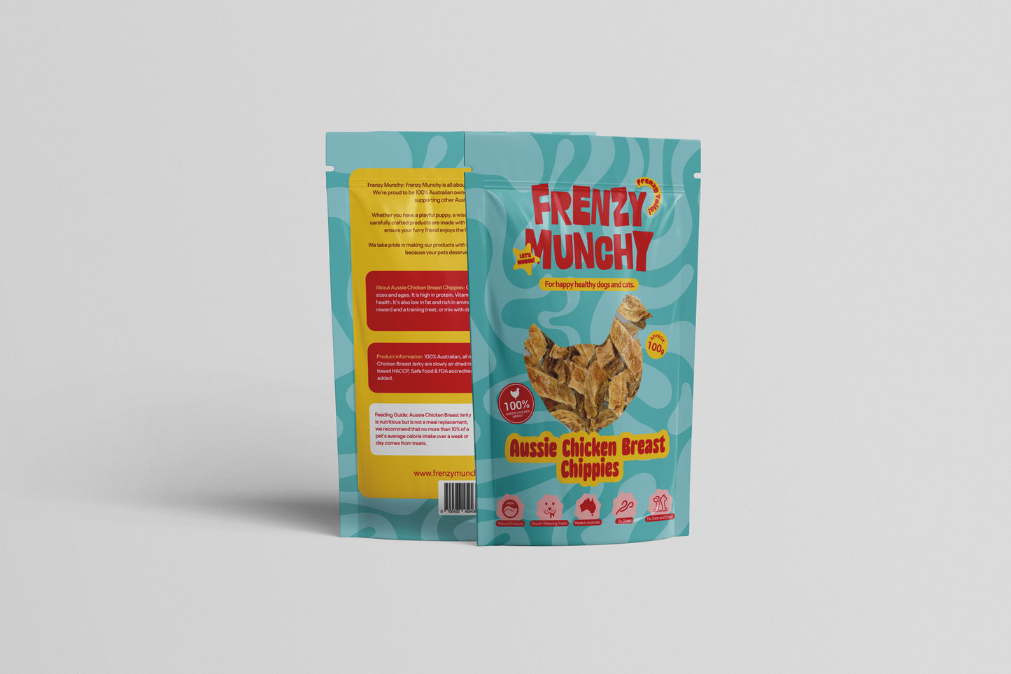 Aussie Chicken Breast Chippies 100g